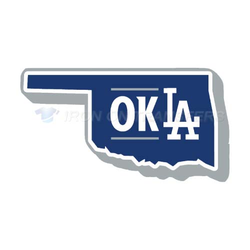Oklahoma City Dodgers Iron-on Stickers (Heat Transfers)NO.8196
